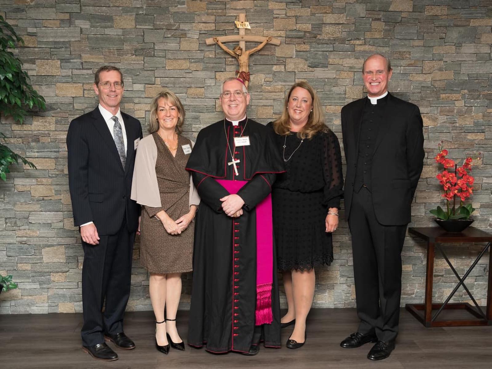2023 - Chairpersons, Bishop, Kate, Fr. K
